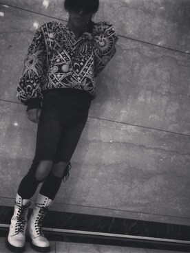 「UNIF（ユニフ）のアイテム（パンツ）」を使った、takashoさん（メンズ・170cm）の秋コーディネート