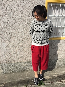 「nusy（ヌージー）のアイテム（アンサンブル）」を使った、feiさん（レディース・155cm）の冬コーディネート