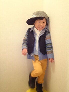 みちるさん（キッズ・100cm）の冬コーディネート