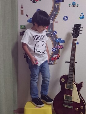 「グランジ」｜みちるさん（キッズ・110cm）の夏コーディネート