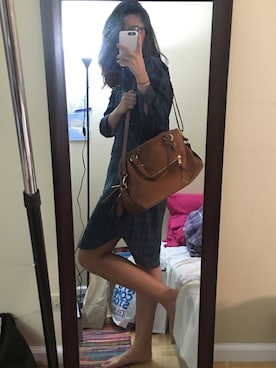 「ALDO（アルド）のアイテム（ショルダーバッグ）」を使った、yayunさん（レディース・168cm）の冬コーディネート