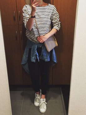 「運動会コーデ」｜「アイテム（腕時計）」を使った、yuka☺︎さん（レディース・163cm）の秋コーディネート