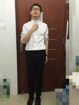 「Ted Baker（テッドベーカー）のアイテム（トップス）」を使った、茶挑kさん（メンズ・175cm）の夏コーディネート