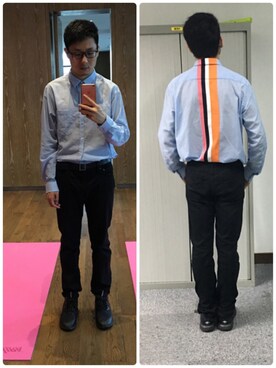「MSGM（エムエスジーエム）のアイテム（シャツ/ブラウス）」を使った、茶挑kさん（メンズ・175cm）の夏コーディネート