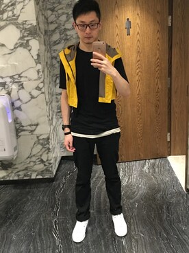 「MARNI（マルニ）のアイテム（ブルゾン）」を使った、茶挑kさん（メンズ・175cm）の夏コーディネート