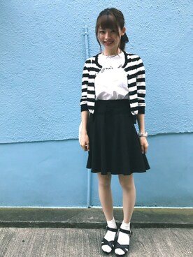 「フレンチカジュアル」｜ななせさん（レディース・154cm）の秋コーディネート