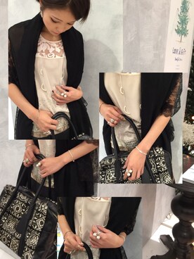 「collection PRIVEE?（コレクションプリヴェ）のアイテム（バッグ）」を使った、susanさん（レディース・167cm）の秋コーディネート
