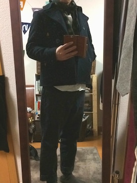 「Com2ons Code（コモンスコード）のアイテム」を使った、Nhさん（メンズ・161cm）の冬コーディネート