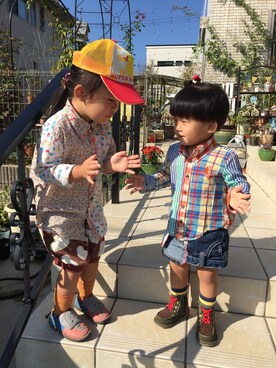 ぷちこさん（キッズ・110cm）の秋コーディネート