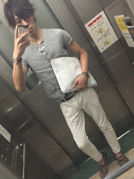 クラッチバッグを使った ゴヤール のメンズ人気ファッションコーディネート Wear