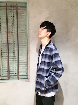 「GIGGER」｜HIROKI KUBOさん（メンズ・178cm）の夏コーディネート