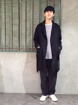 「GIGGER」｜HIROKI KUBOさん（メンズ・178cm）の冬コーディネート