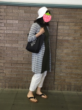 「FROMFIRST musee（フロムファーストミュゼ）のアイテム（ワンピース/ドレス）」を使った、ユカコさん（レディース・163cm）の夏コーディネート