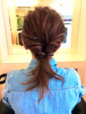 「アイテム（その他、ブラウン系）」を使った、みつあきつきさん（レディース・165cm）の秋コーディネート