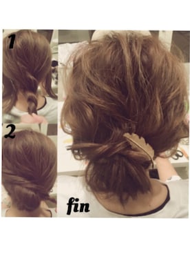 「アイテム（バレッタ/ヘアクリップ）」を使った、みつあきつきさん（レディース・165cm）の冬コーディネート