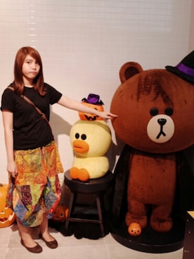 「BROWN」｜「アイテム（その他シューズ）」を使った、jellyjyunさん（レディース・156cm）の秋コーディネート