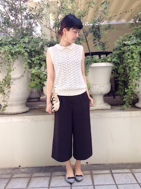 「アイテム（パンプス）」を使った、MAKORIさん（レディース・158cm・30代）の春コーディネート