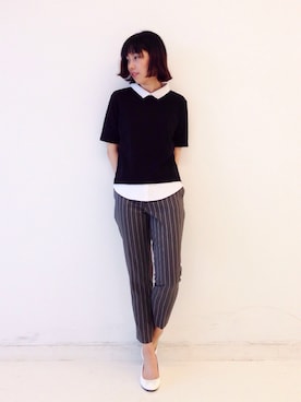 「アイテム（パンプス）」を使った、MAKORIさん（レディース・158cm・30代）の夏コーディネート