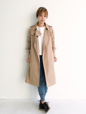 「haco!（ハコ）のアイテム（その他シューズ）」を使った、MAKORIさん（レディース・158cm）の冬コーディネート