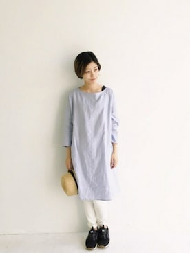 「アイテム（タンクトップ）」を使った、MAKORIさん（レディース・159cm・30代）の春コーディネート