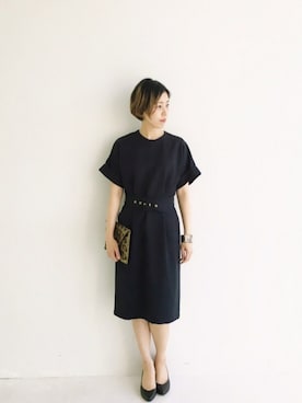 「アイテム（パンプス）」を使った、MAKORIさん（レディース・159cm・30代）の春コーディネート