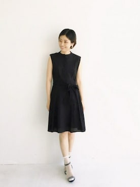 「アイテム（ワンピース/ドレス）」を使った、MAKORIさん（レディース・159cm・30代）の春コーディネート