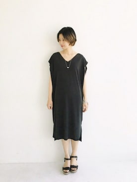 「アイテム（ワンピース/ドレス）」を使った、MAKORIさん（レディース・159cm・30代）の春コーディネート