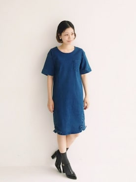 「アイテム（ピアス（両耳用））」を使った、MAKORIさん（レディース・159cm・30代）の夏コーディネート