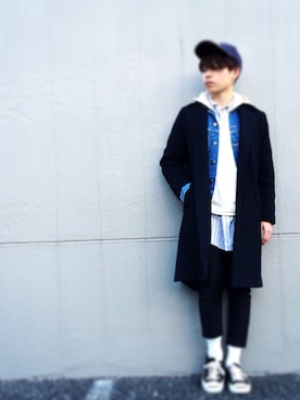 「CONVERSE（コンバース）のCONVERSE コンバース ジャック パーセル / JACK PURCEL（スニーカー）」を使った、りゅうさん（メンズ・168cm）の冬コーディネート