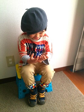 ratoco*さん（キッズ・100cm）の冬コーディネート