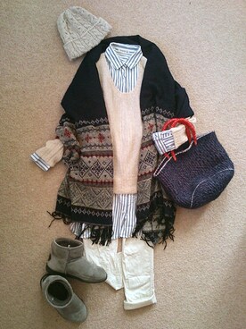 ratoco*さん(レディース・164cm)の冬コーディネート