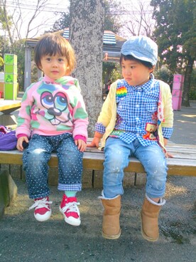 ratoco*さん（キッズ・100cm）の春コーディネート