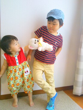 ratoco*さん（キッズ・100cm）の夏コーディネート