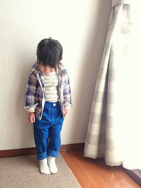 ratoco*さん（キッズ・90cm）の冬コーディネート