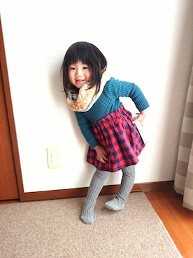 ratoco*さん（キッズ・90cm）の冬コーディネート