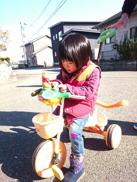 ratoco*さん（キッズ・90cm）の冬コーディネート