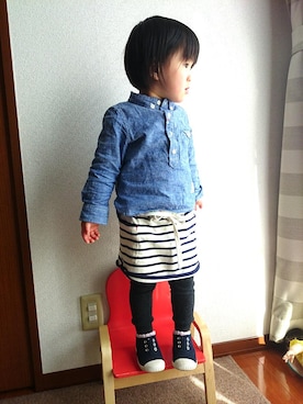 ratoco*さん（キッズ・90cm）の春コーディネート