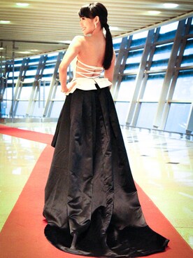 「GOWN」｜Koe Yeetさん（レディース・157cm）の秋コーディネート