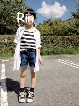 rickrin♡ さん（キッズ・110cm）の秋コーディネート