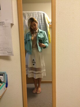 「insideout（インサイドアウト）のアイテム」を使った、Miumiuさん（レディース・161cm）の春コーディネート