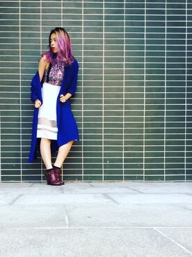 「insideout（インサイドアウト）のアイテム」を使った、Miumiuさん（レディース・161cm）の秋コーディネート