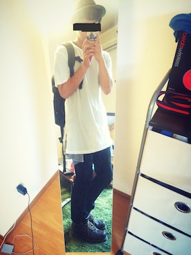 クソメガネさん（メンズ・176cm）の夏コーディネート