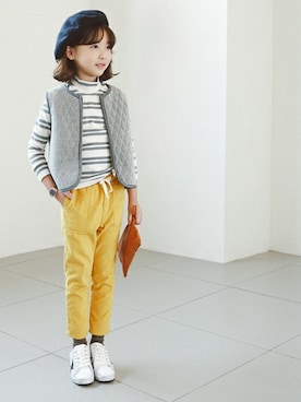 「子供服」｜ILOVEJさん（キッズ・120cm）の秋コーディネート