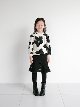 「babygap」｜「アイテム（その他トップス）」を使った、ILOVEJさん（キッズ・110cm）の冬コーディネート