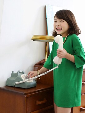「おんなのこコーデ」｜「アイテム（ブーティ）」を使った、ILOVEJさん（キッズ・110cm）の冬コーディネート