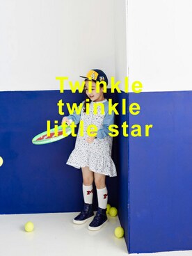 「アイテム（ワンピース）」を使った、ILOVEJさん（キッズ・120cm）の春コーディネート