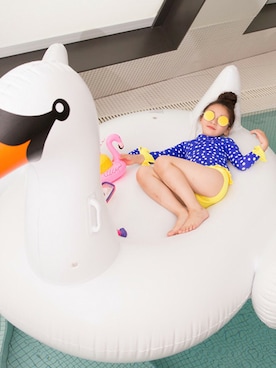 「アイテム（水着）」を使った、ILOVEJさん（キッズ・120cm）の夏コーディネート