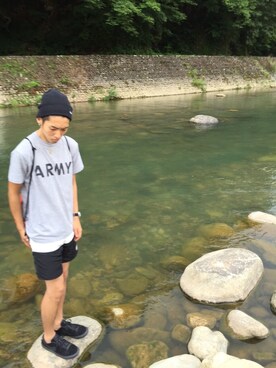 オオキ イツキさん（メンズ・175cm）の夏コーディネート