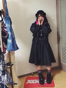 「i（アイ）のアイテム（ジャケット/アウター）」を使った、ふーもさん（レディース・148cm）の秋コーディネート
