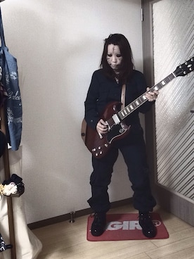 「ハロウィン」｜「アイテム（つなぎ/オールインワン）」を使った、ふーもさん（レディース・148cm）の秋コーディネート